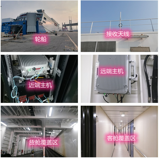  河口海上游轮轮船渔船覆盖案例